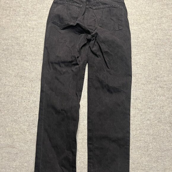 Revice Brown High Rise Button Fly Straight Leg Denim Jeans Waist 26" - Picture 4 of 10